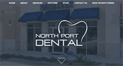 Desktop Screenshot of northportdental.com