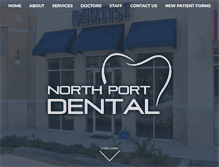 Tablet Screenshot of northportdental.com